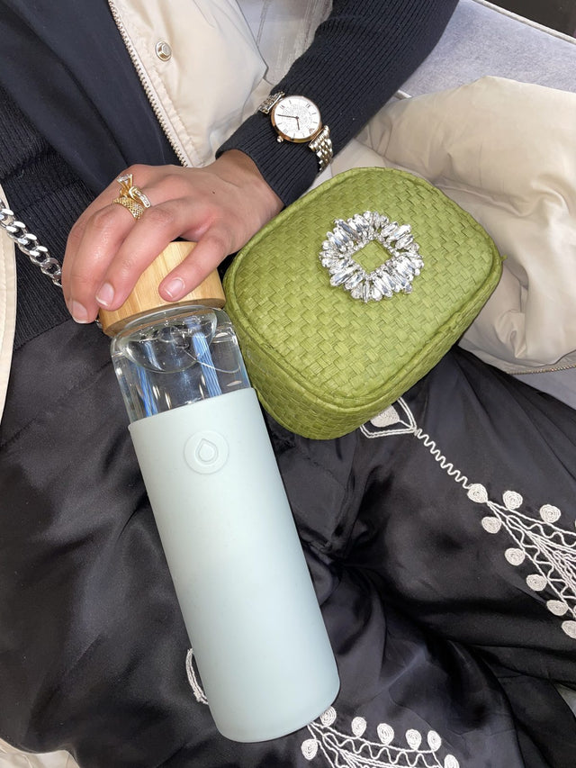 Sage bottle with accessories